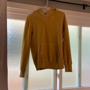 Mustard yellow Nike hoodie